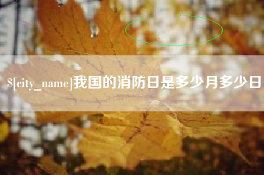郯城我国的消防日是多少月多少日