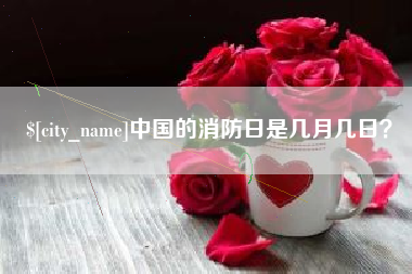 郯城中国的消防日是几月几日？