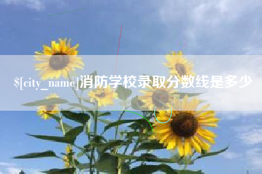郯城消防学校录取分数线是多少