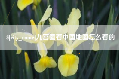 郯城九宫图看中国地图怎么看的