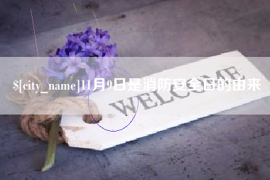 郯城11月9日是消防安全日的由来