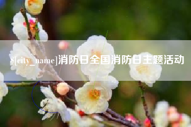 郯城消防日全国消防日主题活动