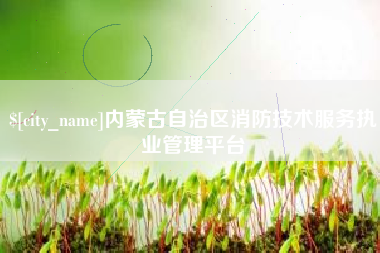 郯城内蒙古自治区消防技术服务执业管理平台