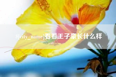 郯城看看王子豪长什么样