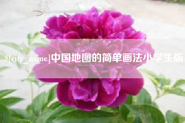 郯城中国地图的简单画法小学生版