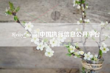 郯城中国执行信息公开平台