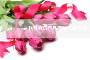 郯城中国消防产品质量信息查询