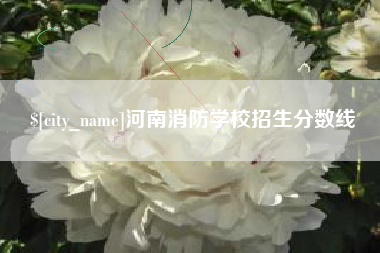 郯城河南消防学校招生分数线