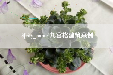郯城九宫格建筑案例