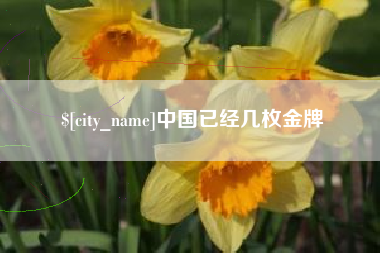 郯城中国已经几枚金牌