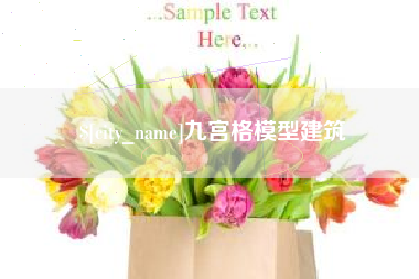 郯城九宫格模型建筑