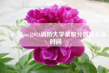 郯城2024消防大学录取分数线公布时间