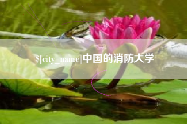 郯城中国的消防大学