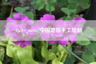 郯城中国地图手工绘制