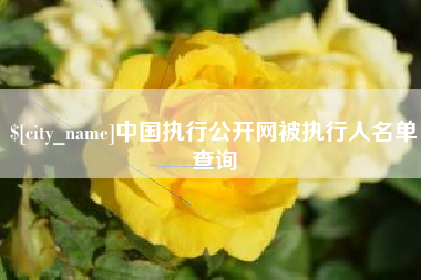 郯城中国执行公开网被执行人名单查询