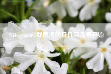 郯城我国消防日几月几号开始