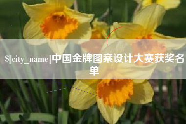 郯城中国金牌图案设计大赛获奖名单