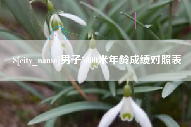 郯城男子5000米年龄成绩对照表