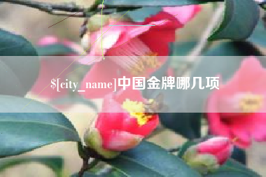郯城中国金牌哪几项