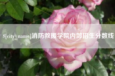 郯城消防救援学院内部招生分数线