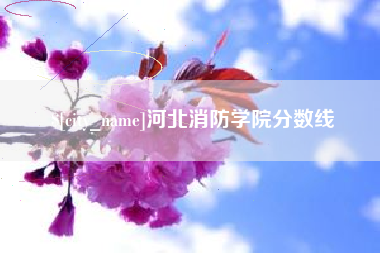 郯城河北消防学院分数线