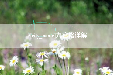 郯城九宫格详解