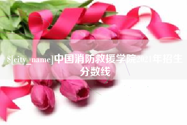 郯城中国消防救援学院2021年招生分数线