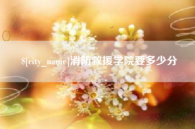郯城消防救援学院要多少分